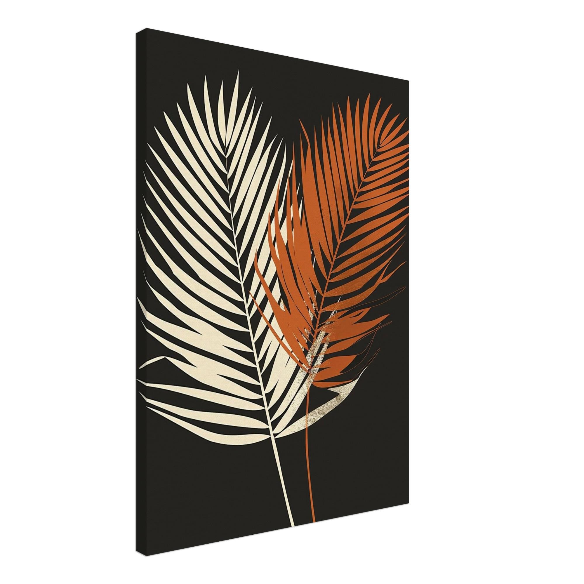 Terracotta Palm Leaf Wall Art, Minimalist Botanical Print, Framed, Acrylic or Aluminium - Image 9