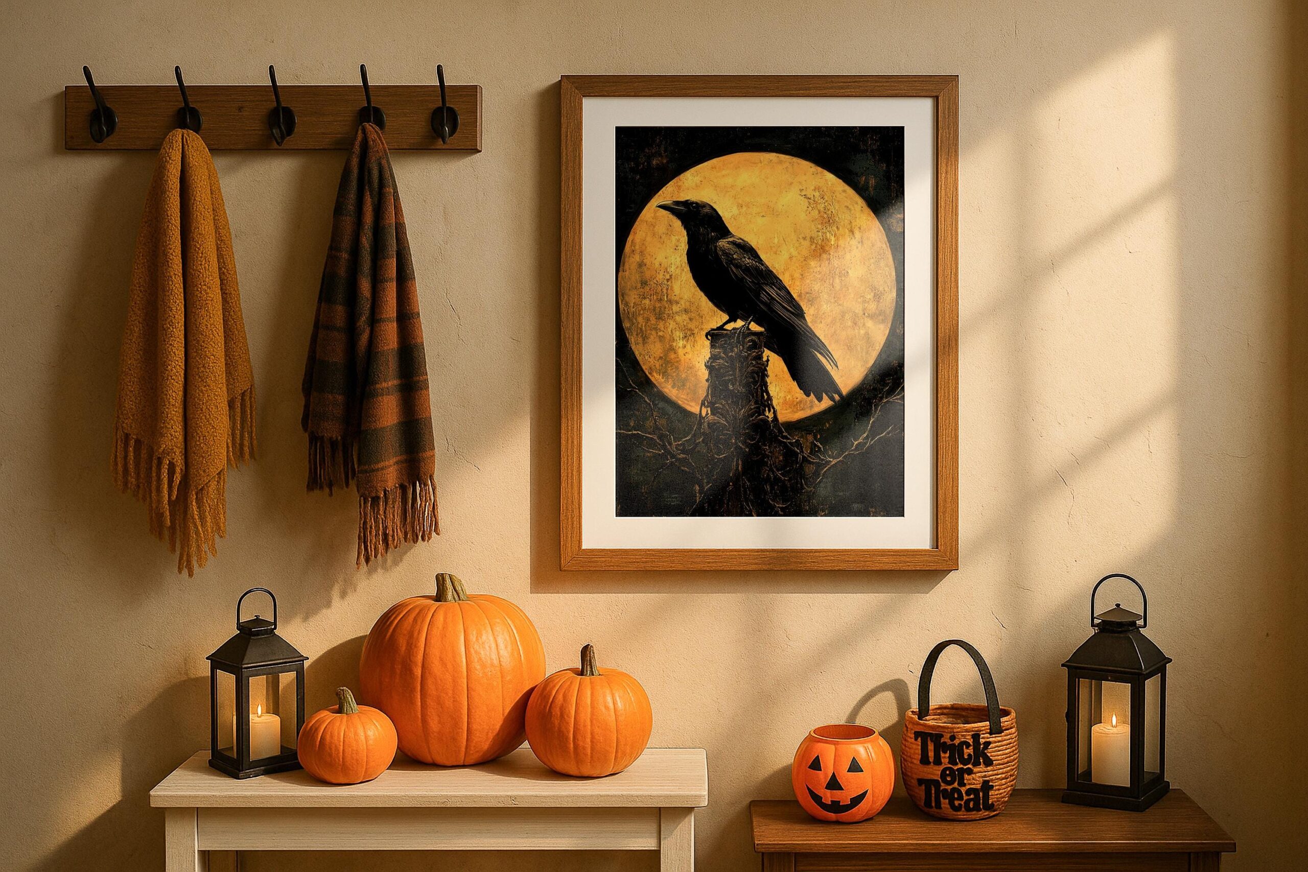 Raven Moon Wall Art, Gothic Bird Print, Dark Academia Decor - Image 10